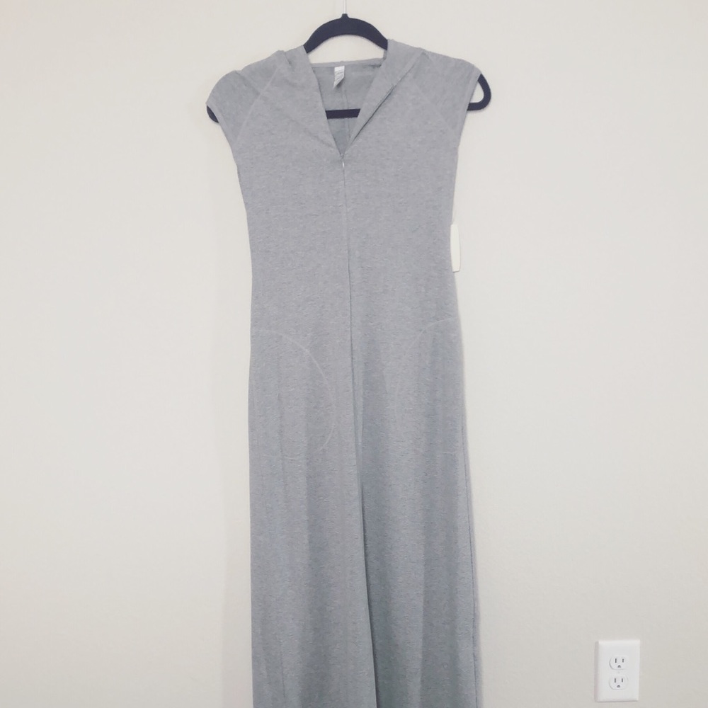Hooded maxi dress